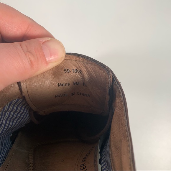 Men’s Brown Dress Shoes Murphy and Murphy Size 9 - Picture 10 of 11